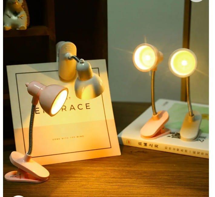 Mini Book Light with Clip  | Portable LED Reading Lamp with Eye Protection | Random Color