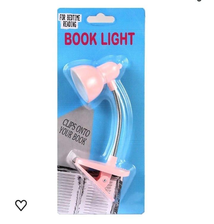 Mini Book Light with Clip  | Portable LED Reading Lamp with Eye Protection | Random Color
