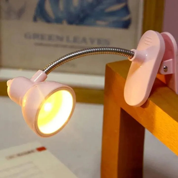 Mini Book Light with Clip  | Portable LED Reading Lamp with Eye Protection | Random Color