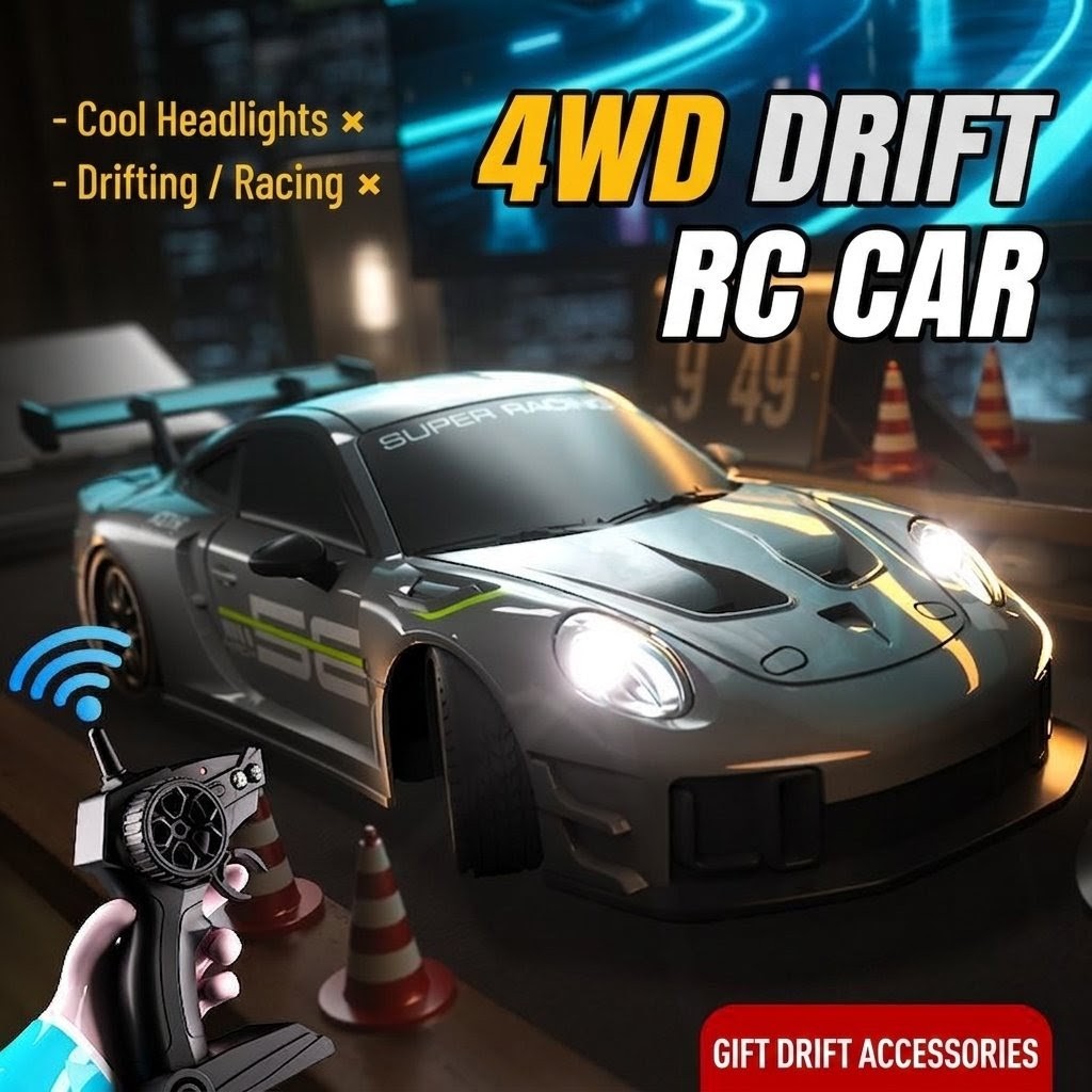 Remote Control Car Rc Drift Car Xiao Mi Porsche 911 Sports Car High-Speed Remote Control Car Kidsren's Gift Wholesale Racing Car