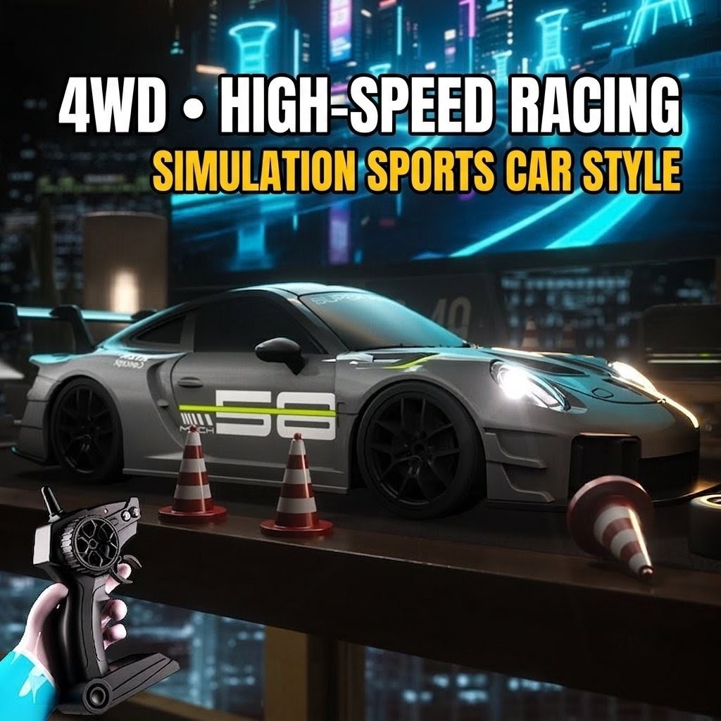 Remote Control Car Rc Drift Car Xiao Mi Porsche 911 Sports Car High-Speed Remote Control Car Kidsren's Gift Wholesale Racing Car